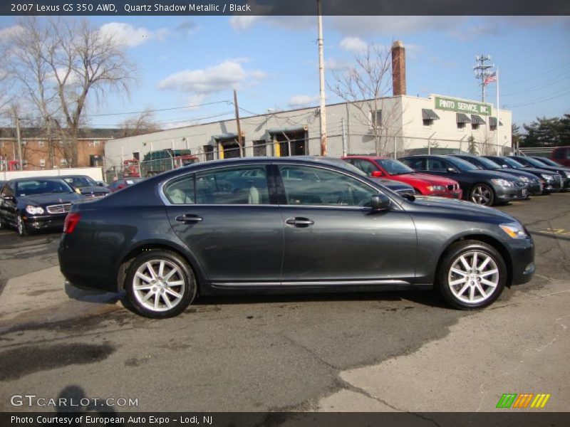 Quartz Shadow Metallic / Black 2007 Lexus GS 350 AWD