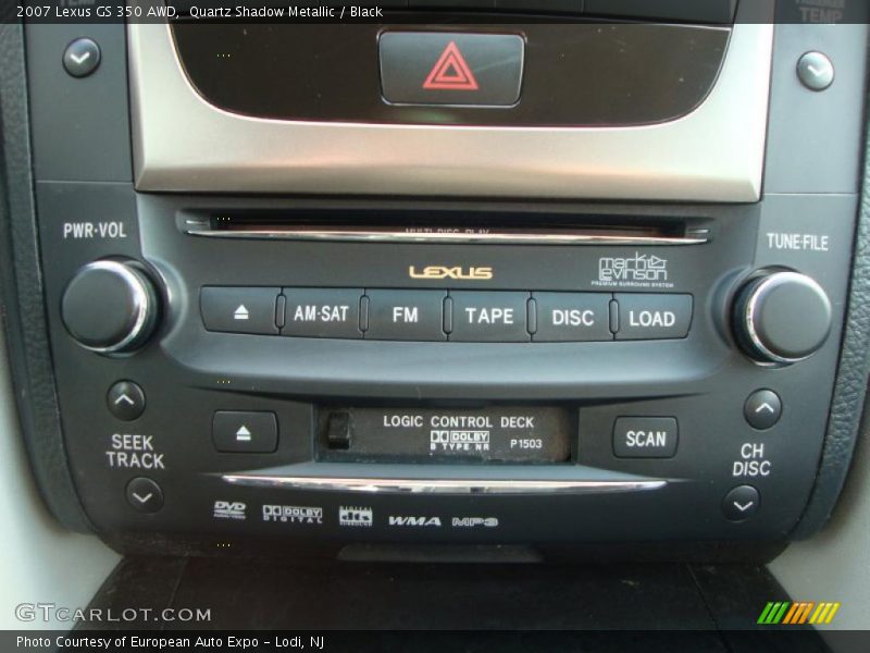 Quartz Shadow Metallic / Black 2007 Lexus GS 350 AWD