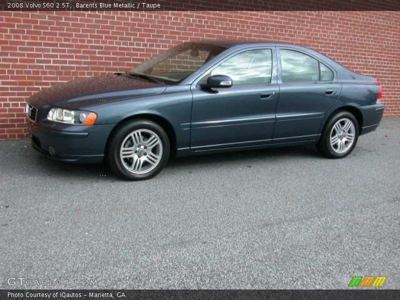 Barents Blue Metallic / Taupe 2008 Volvo S60 2.5T