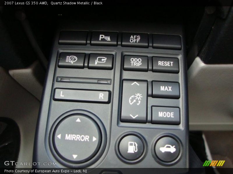 Quartz Shadow Metallic / Black 2007 Lexus GS 350 AWD