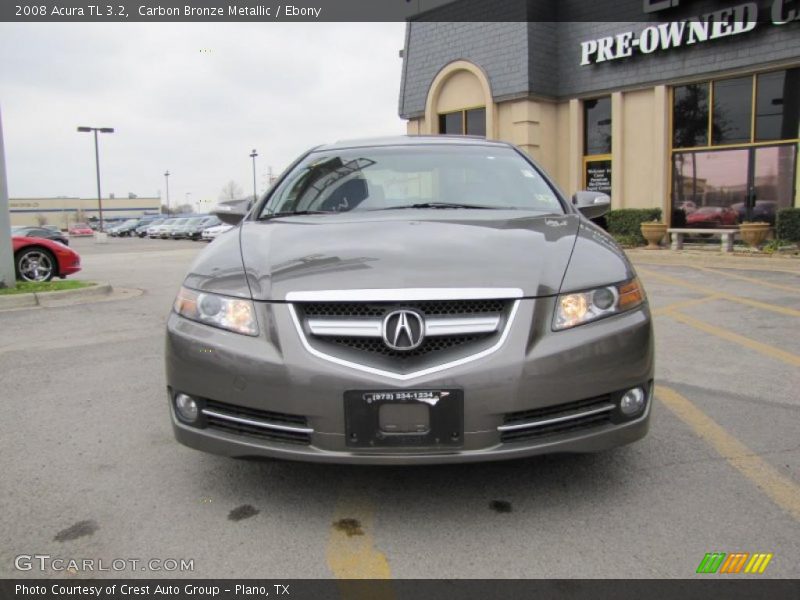 Carbon Bronze Metallic / Ebony 2008 Acura TL 3.2