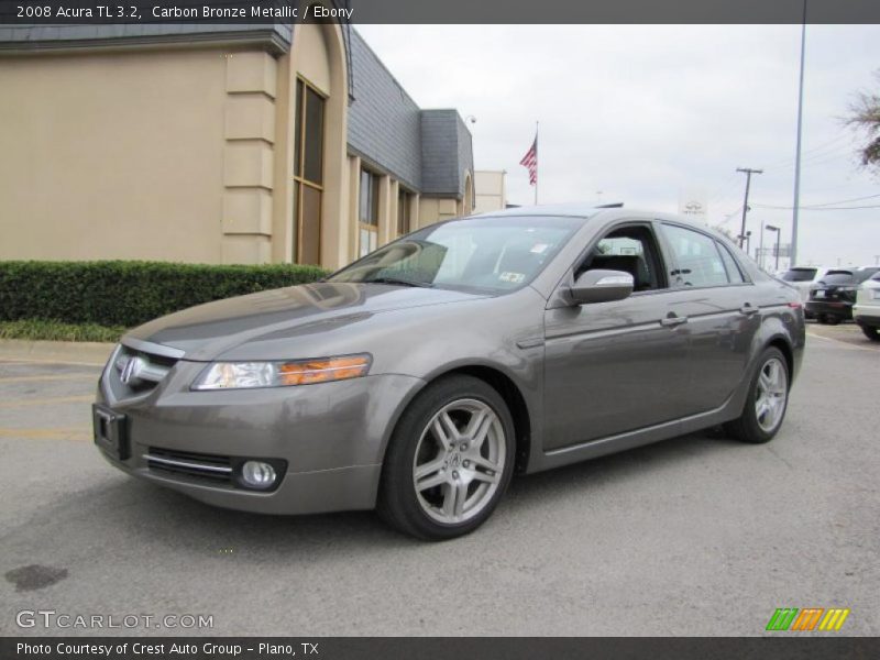 Carbon Bronze Metallic / Ebony 2008 Acura TL 3.2