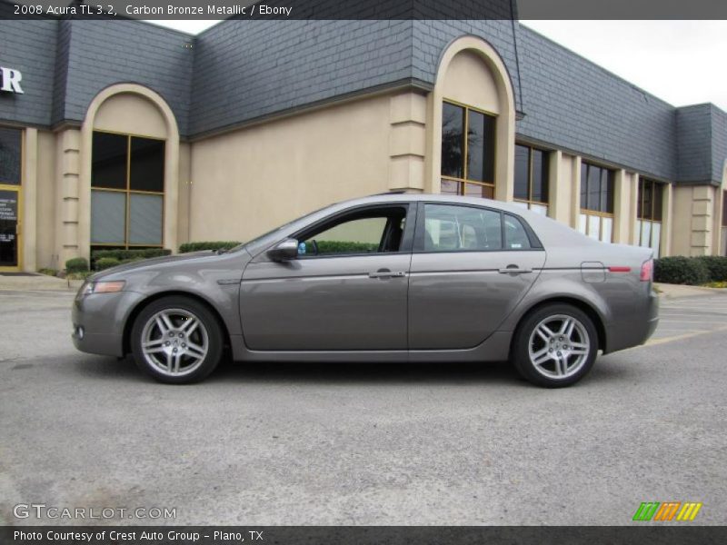 Carbon Bronze Metallic / Ebony 2008 Acura TL 3.2