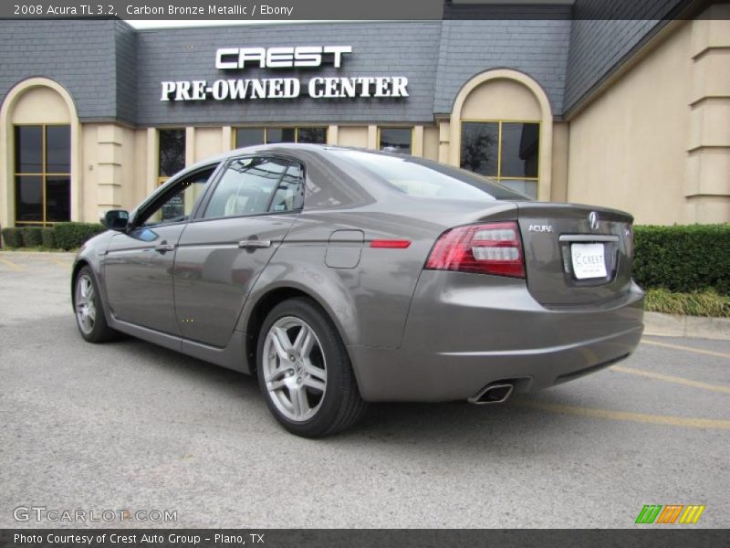 Carbon Bronze Metallic / Ebony 2008 Acura TL 3.2
