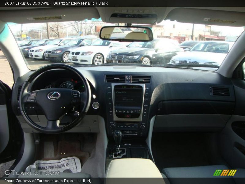 Quartz Shadow Metallic / Black 2007 Lexus GS 350 AWD