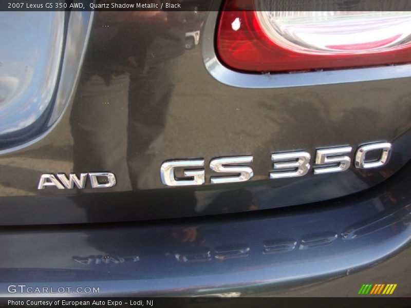Quartz Shadow Metallic / Black 2007 Lexus GS 350 AWD