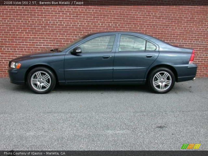 Barents Blue Metallic / Taupe 2008 Volvo S60 2.5T