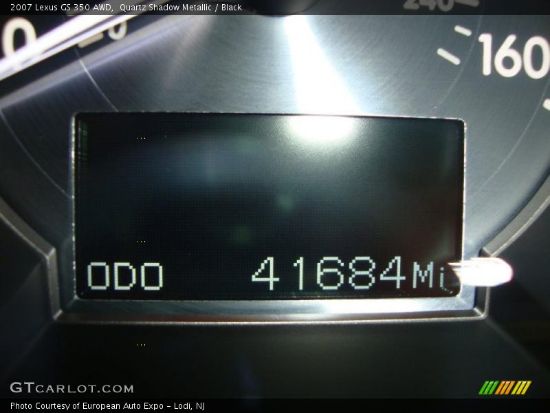 Quartz Shadow Metallic / Black 2007 Lexus GS 350 AWD