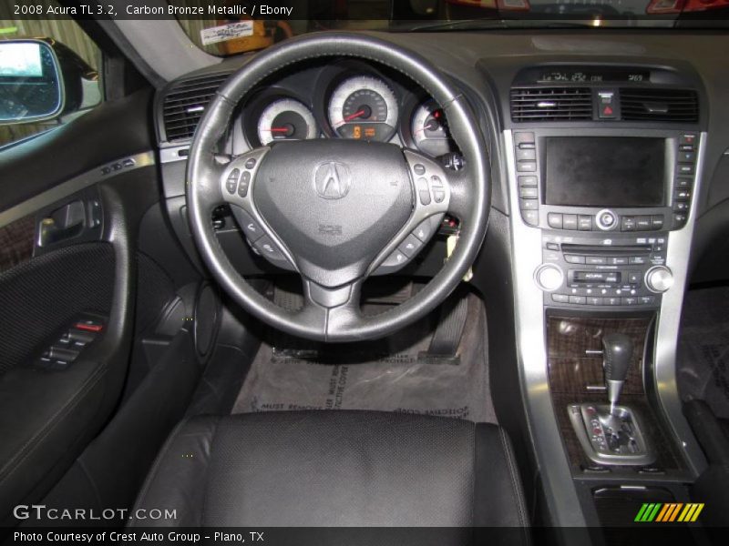 Carbon Bronze Metallic / Ebony 2008 Acura TL 3.2