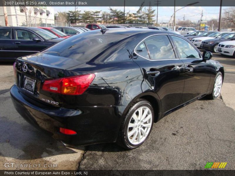 Obsidian Black / Black 2007 Lexus IS 250 AWD
