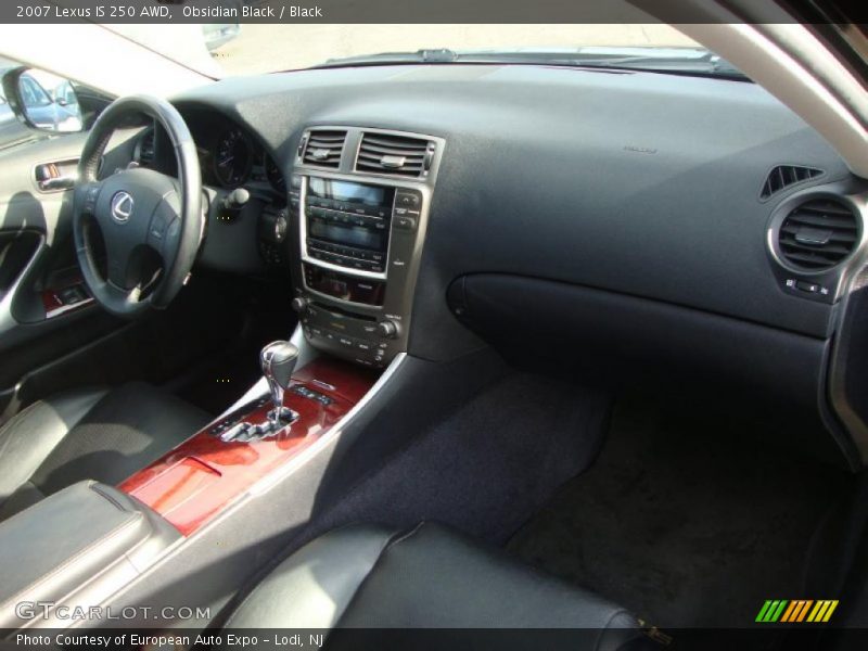 Obsidian Black / Black 2007 Lexus IS 250 AWD