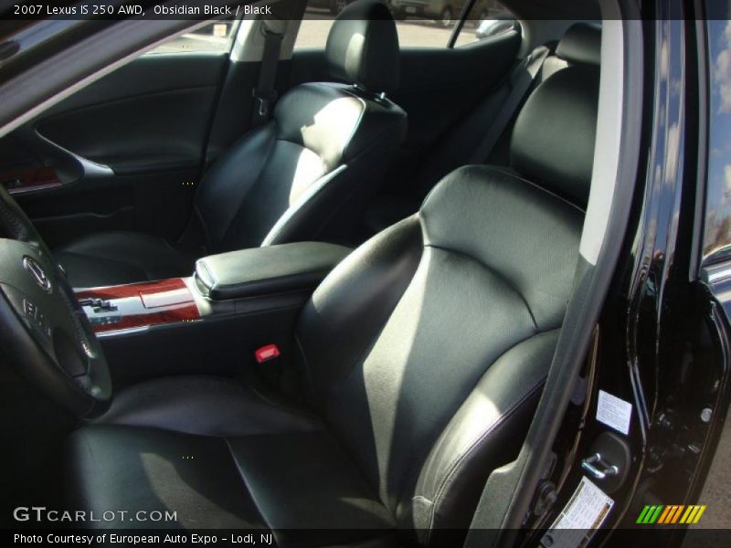 Obsidian Black / Black 2007 Lexus IS 250 AWD