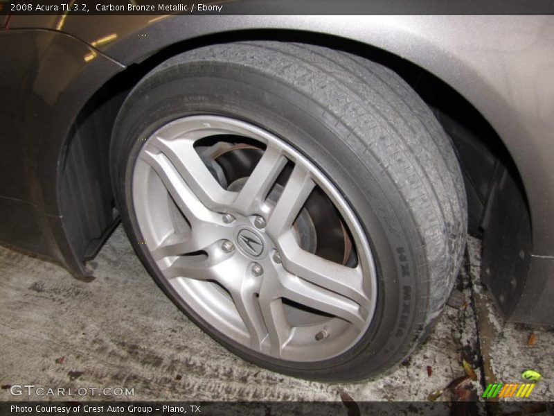 Carbon Bronze Metallic / Ebony 2008 Acura TL 3.2