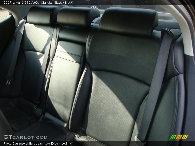 Obsidian Black / Black 2007 Lexus IS 250 AWD
