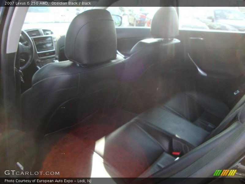 Obsidian Black / Black 2007 Lexus IS 250 AWD