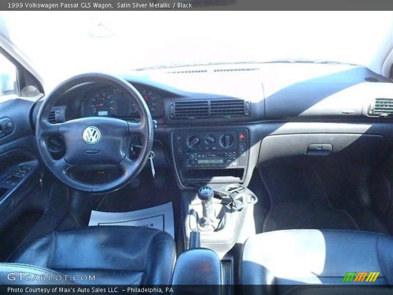 Satin Silver Metallic / Black 1999 Volkswagen Passat GLS Wagon