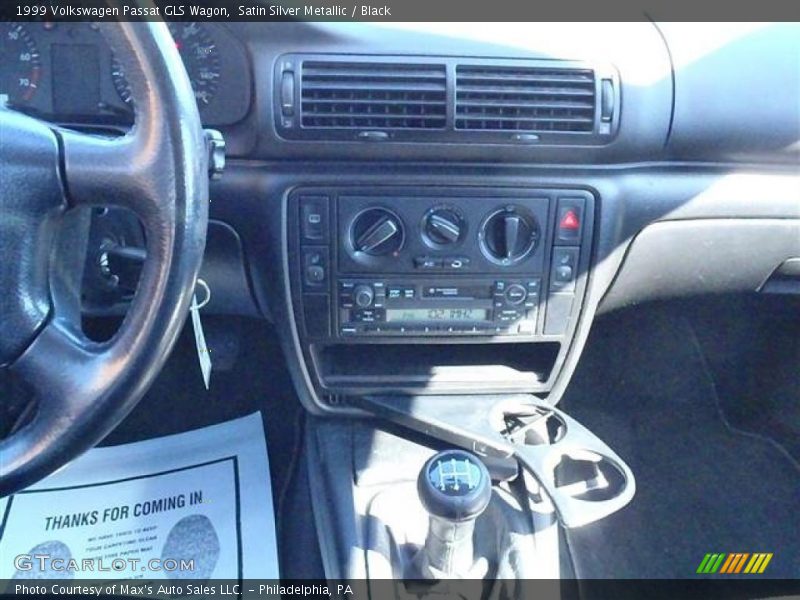 Satin Silver Metallic / Black 1999 Volkswagen Passat GLS Wagon