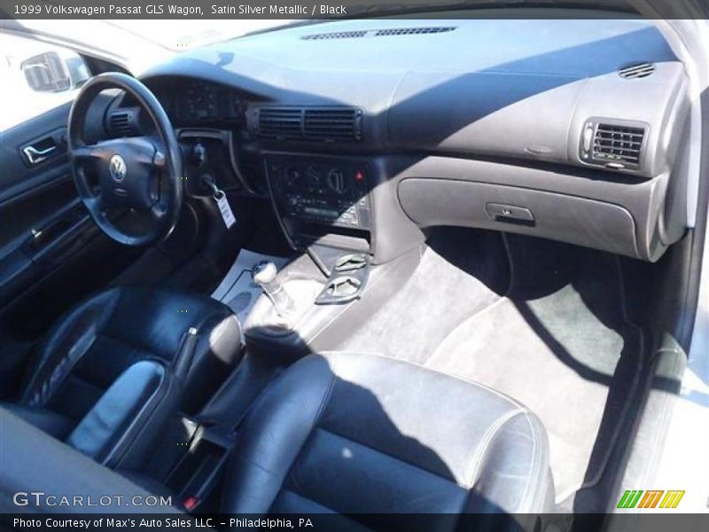 Satin Silver Metallic / Black 1999 Volkswagen Passat GLS Wagon