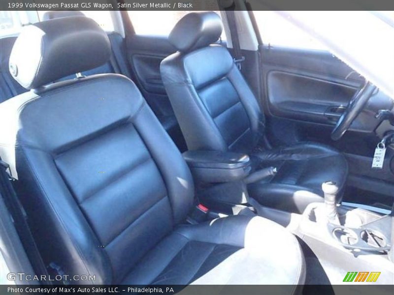 Satin Silver Metallic / Black 1999 Volkswagen Passat GLS Wagon