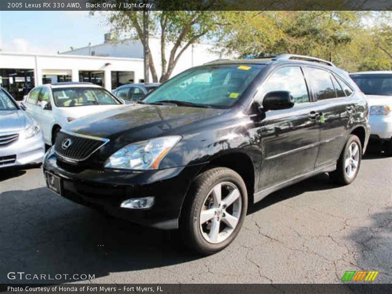 Black Onyx / Light Gray 2005 Lexus RX 330 AWD