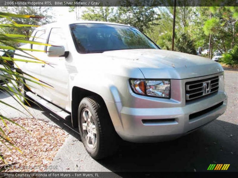 Billet Silver Metallic / Gray 2006 Honda Ridgeline RTS