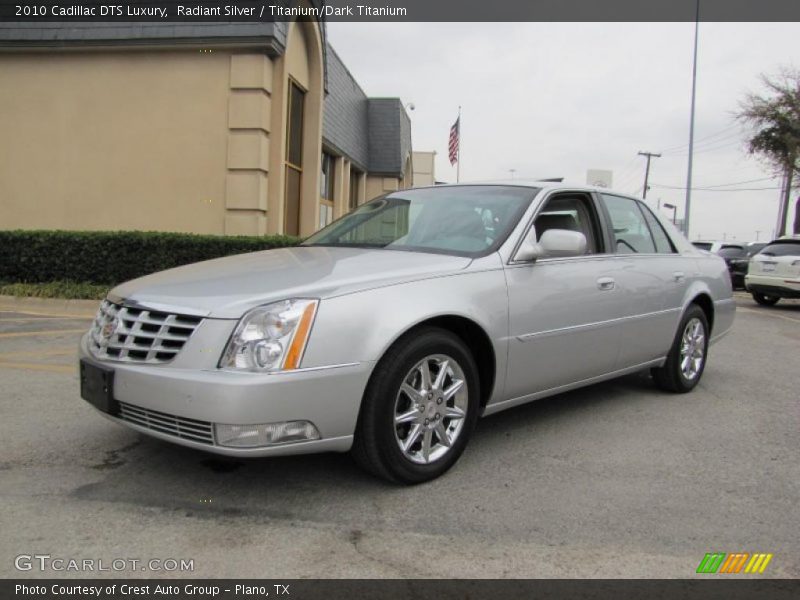 Radiant Silver / Titanium/Dark Titanium 2010 Cadillac DTS Luxury