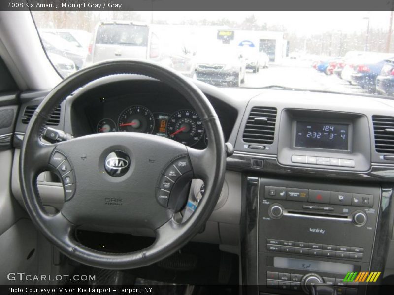 Midnight Gray / Gray 2008 Kia Amanti
