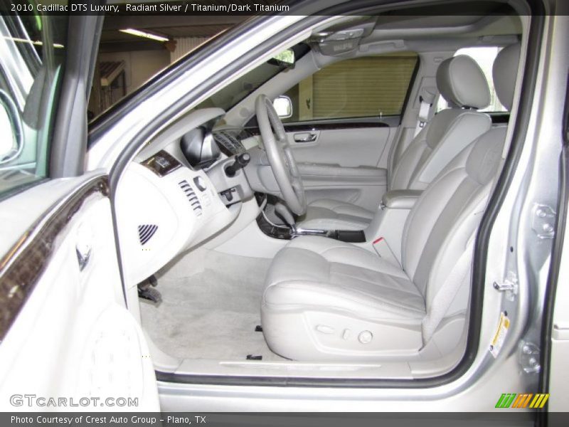 Radiant Silver / Titanium/Dark Titanium 2010 Cadillac DTS Luxury