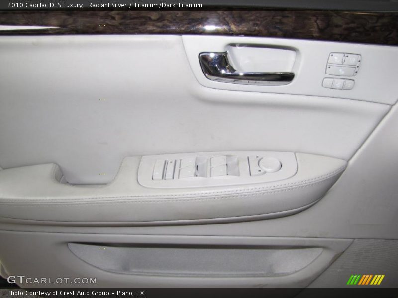Radiant Silver / Titanium/Dark Titanium 2010 Cadillac DTS Luxury