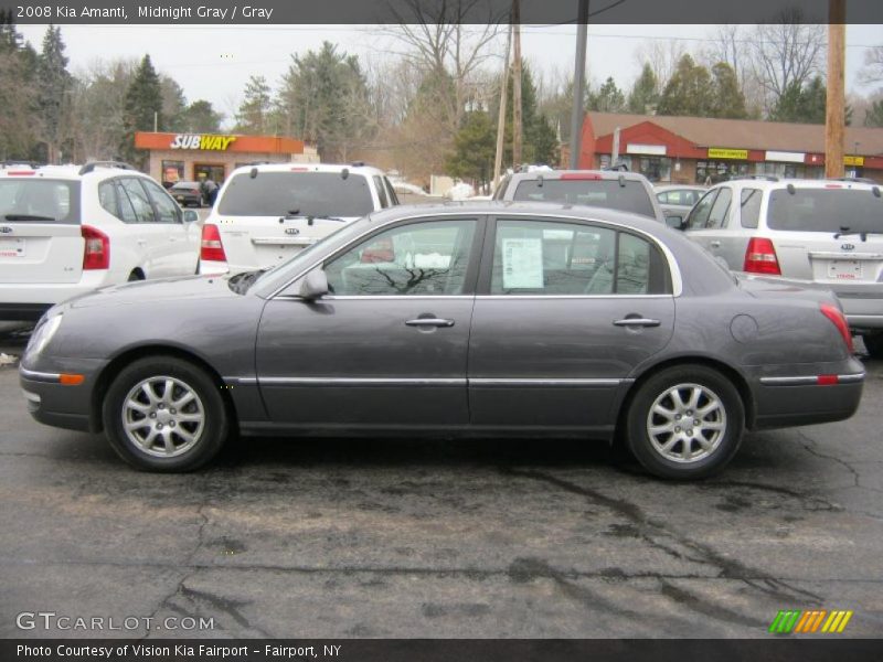 Midnight Gray / Gray 2008 Kia Amanti