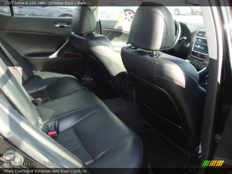 Obsidian Black / Black 2007 Lexus IS 250 AWD