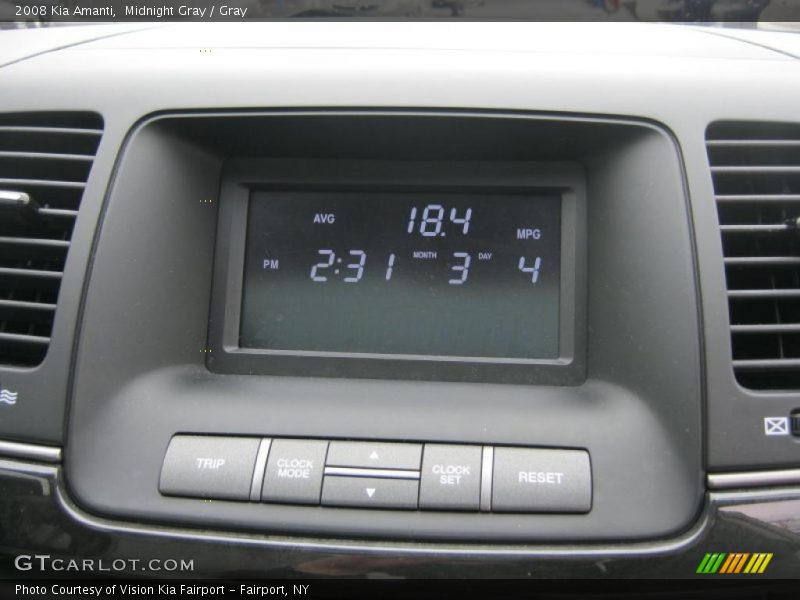 Midnight Gray / Gray 2008 Kia Amanti