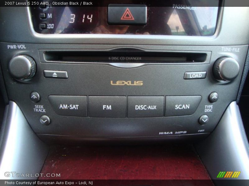 Obsidian Black / Black 2007 Lexus IS 250 AWD