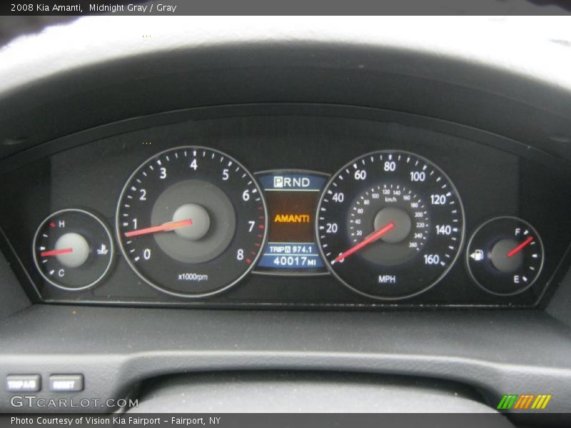 Midnight Gray / Gray 2008 Kia Amanti