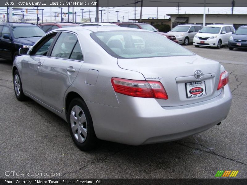 Classic Silver Metallic / Ash 2009 Toyota Camry LE