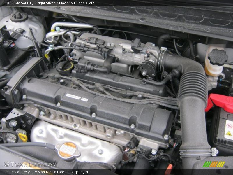 Bright Silver / Black Soul Logo Cloth 2010 Kia Soul +