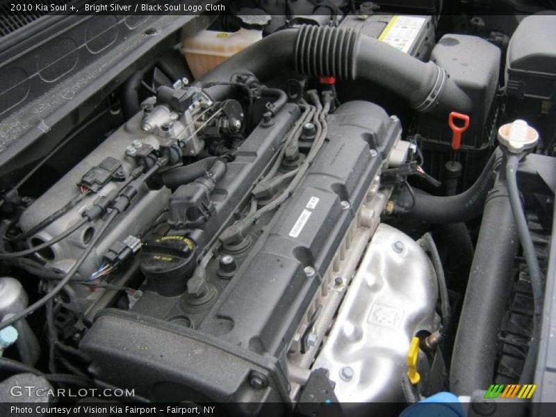 Bright Silver / Black Soul Logo Cloth 2010 Kia Soul +