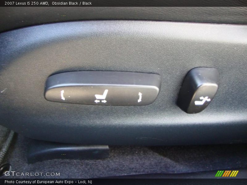 Obsidian Black / Black 2007 Lexus IS 250 AWD