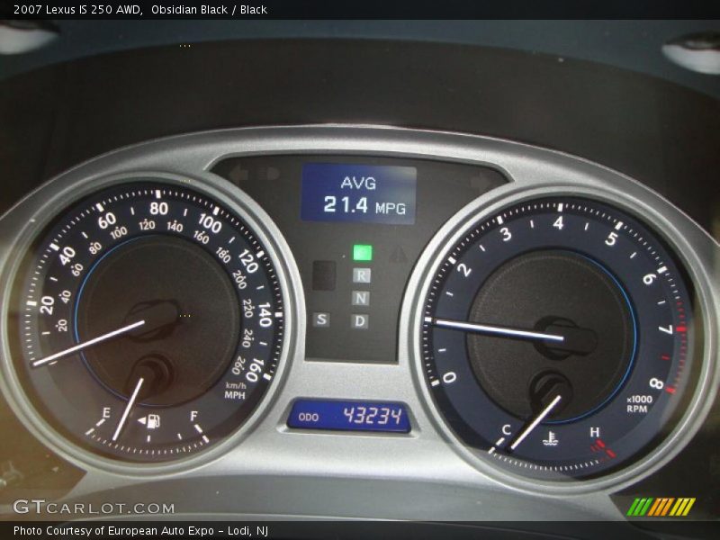 Obsidian Black / Black 2007 Lexus IS 250 AWD