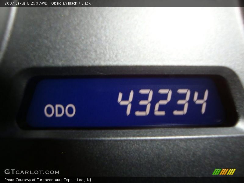 Obsidian Black / Black 2007 Lexus IS 250 AWD