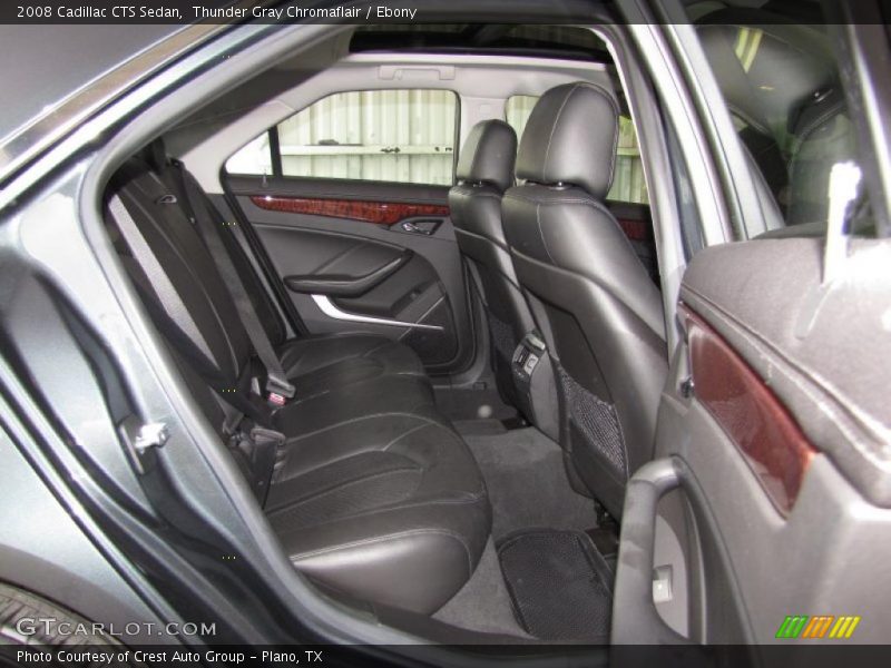 Thunder Gray Chromaflair / Ebony 2008 Cadillac CTS Sedan
