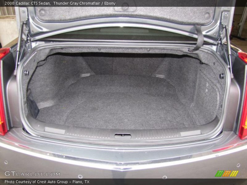 Thunder Gray Chromaflair / Ebony 2008 Cadillac CTS Sedan