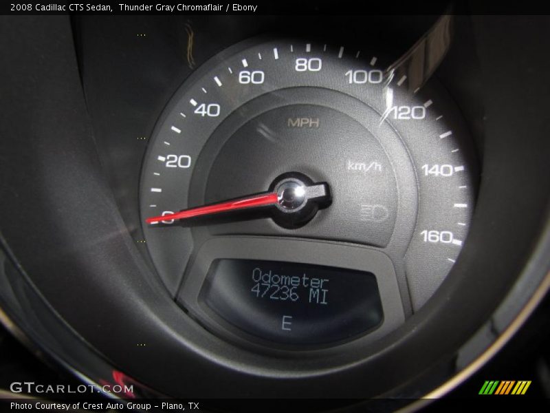 Thunder Gray Chromaflair / Ebony 2008 Cadillac CTS Sedan