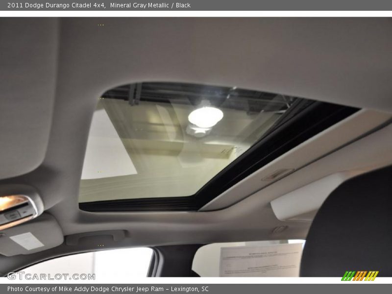 Sunroof of 2011 Durango Citadel 4x4