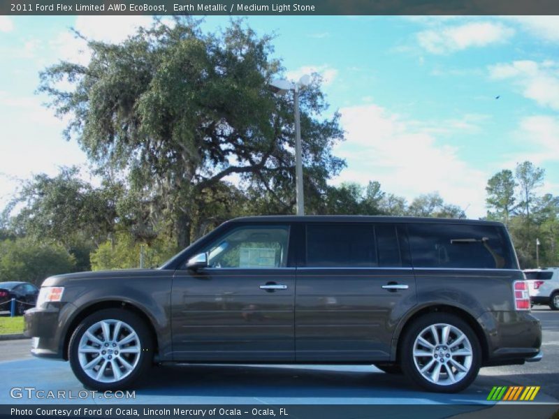 Earth Metallic / Medium Light Stone 2011 Ford Flex Limited AWD EcoBoost