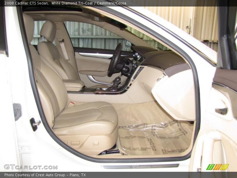 White Diamond Tri-Coat / Cashmere/Cocoa 2008 Cadillac CTS Sedan