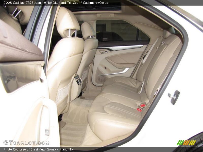 White Diamond Tri-Coat / Cashmere/Cocoa 2008 Cadillac CTS Sedan
