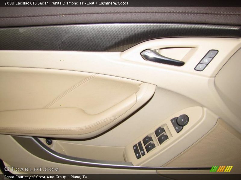 White Diamond Tri-Coat / Cashmere/Cocoa 2008 Cadillac CTS Sedan