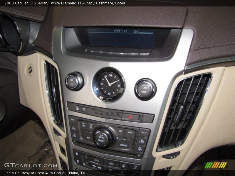 White Diamond Tri-Coat / Cashmere/Cocoa 2008 Cadillac CTS Sedan