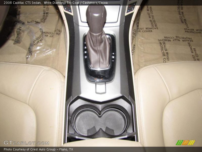 White Diamond Tri-Coat / Cashmere/Cocoa 2008 Cadillac CTS Sedan